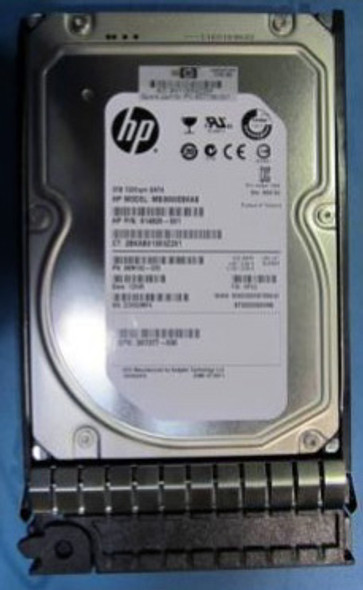 HPE 614826-001 3TB 7200 RPM 3.5 inch LFF SATA-3Gbps Hot-Swap Midline Internal Hard Drive for ProLiant Generation2 to Generation7 Servers (Refurbished - Grade A with 30 Days Warranty)