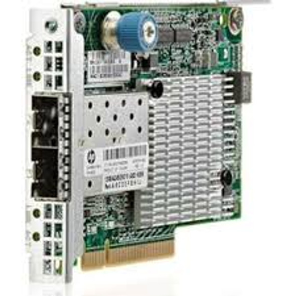HPE 649869-001 Ethernet 10GBps Dual Port PCI Express 2.0 X8 Plug-in Card GigaBit Server Network Adapter for ProLiant Gen8 Servers (Refurbished - Grade A with 30 Days Warranty)