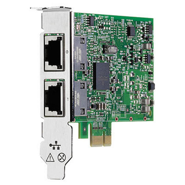 HPE 332T 615732-B21 1GBps PCI Express 2.0 X1 Plug-in card-low profile Gigabit Ethernet Network Adapter for ProLiant Gen10 Servers (New Bulk Pack with 90 Days Warranty)
