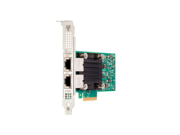 HPE 840137-001 Ethernet 10Gb Dual Port 562T PCI Express 3.0 x4 Network Adapter for Apollo and ProLiant Gen10 Servers (New Sealed Spare with 1 Year Warranty)