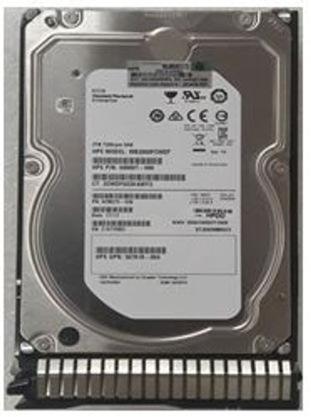 HPE MB2000FCWDF-SC 2TB 7200 RPM 3.5inch Large Form Factor Dual Port SAS-6Gbps SC Midline Hard Drive for ProLiant Gen8 Gen9 Gen10 Servers (New Bulk Pack With 1 Year Warranty)