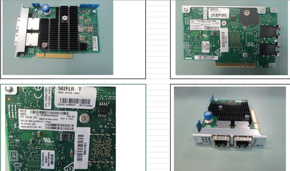 HPE 840138-001 10GbE 2-Port 562FLR-T Network Adapter for ProLiant G10