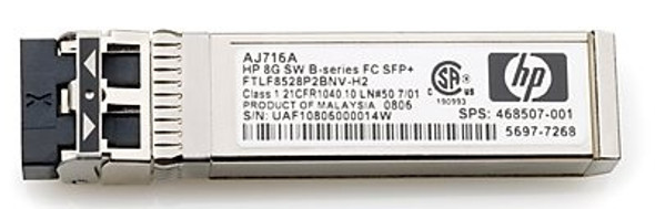 HPE 721748-001 10Gbps Short Wave iSCSI SFP+ 4-Pack Transceiver Module for Modular Smart Array 2040 SAN Storage (Brand New with 3 Years Warranty)