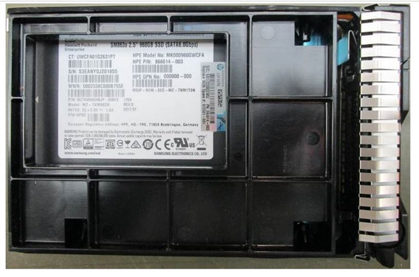 HPE 870668-003-SCC 960GB 3.5in DS SATA-6G Mixed Use G9 G10 SSD