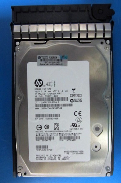 HPE EVA P6000 AP872A 600GB 15kRPM 3.5in DP SAS-6G Midline