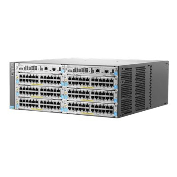 HPE J9821-61001 Aruba 5406R zl2 Power over Ethernet (PoE+) 4U Rack-Mountable 6-Slot Switch Module (Brand New with 3 Years Warranty)