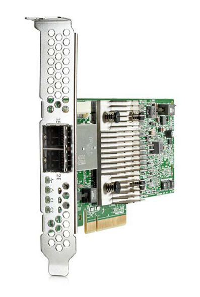 HPE H241 750054-001 12Gbps (SAS-12Gbps / SATA-6Gbps) Dual Ports PCIe 3.0 x8 Low Profile External Smart Host Bus Adapter for ProLiant Gen9 Servers (New Bulk Pack with 90 Days Warranty)