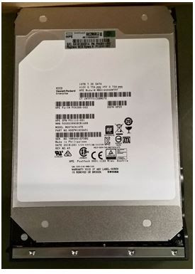 HPE MB014000GWTFF-LP 14TB 7200RPM 3.5in DS SATA-6G Midline G9 G10