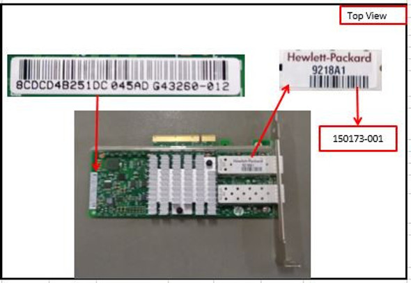 HPE 669279-001 Ethernet 10Gb 2-Port 560SFP+ Network Adapter for G8