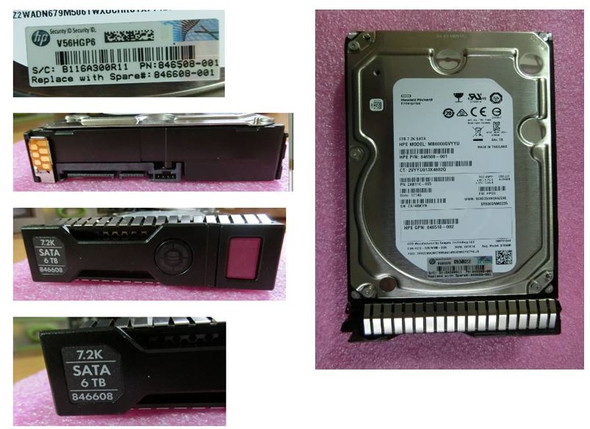 HPE 862138-001 6TB 7200RPM 3.5in DS SATA-6G SC Midline G9