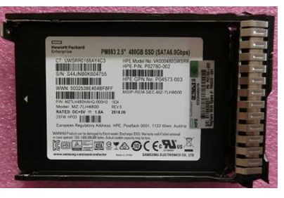 SSD 480Gb x 40個セット HPE P40497-K21 480GB 2.5in DS SATA-6G BC Read Intensive G10+ SSD