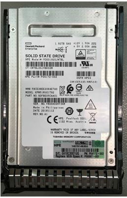 S.BB.Sページ HPE P04519-B21 1.92TB 2.5in DS SAS-12G SC Read Intensive G9 G10