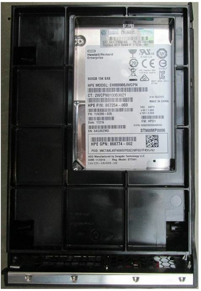 HPE 900GB 15K SAS HDD 本体 HPE EH000900JWCPN-LPC 900GB 15kRPM 3.5in DS SAS-12G Enterprise G10