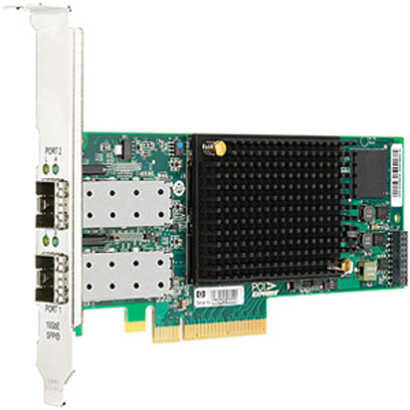 HPE StorageWorks CN1000Q 624499-002 PCI Express 2.0 x8 SFP+ Dual-Port Network Adapter for ProLiant Gen6 Gen7 Servers (New Bulk Pack with 90 Days Warranty)