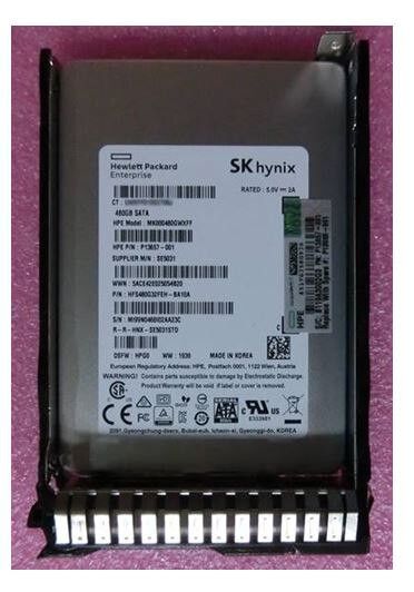 【ほぼ新品】SSD480GB⑥ 0時間 HPE P13658-B21 480GB 2.5in DS SATA 6G SC Mixed Use G9 G10 SSD
