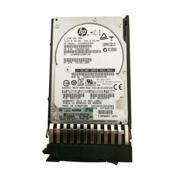 HPE EG001200JWJNK 1.2TB 10000RPM 2.5inch SFF Dual Port SAS-12Gbps Enterprise Hard Drive for MSA 1040/2040 SAN Storage (Grade A with Lifetime Warranty)