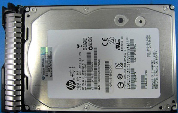 HPE 737394-B21 450GB 15kRPM 3.5in SAS-12G SCC Enterprise G8 G9 HDD