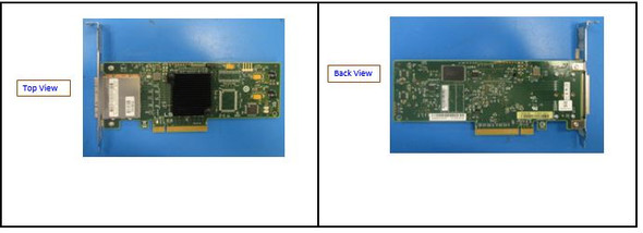 HPE 615242-001 Modular Smart Array SC08e Dual Ports Ext PCI Express x8 SAS-6Gbps Host Bus Adapter for ProLiant Gen4 to Gen7 Servers (Refurbished - Grade A with 30 Days Warranty)