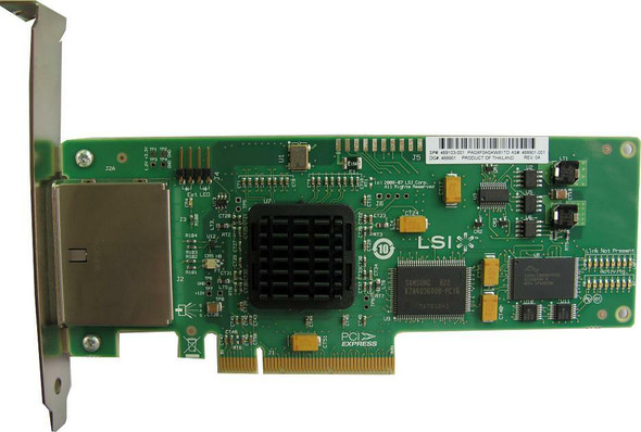 HPE 489103-001 SC08e 300MBps PCI Express Dual Port SATA-SAS Storage Controller-Plug-in Card- Low Profile Host Bus Adapter for ProLiant Gen5 Gen6 Gen7 Servers (30 Days Warranty)