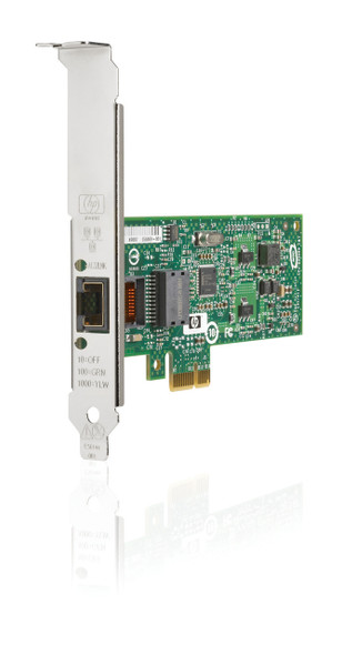 HPE NC112T 503827-001 1Gbps Single Port PCI Express 1 x RJ-45 - 10/100/1000Base-T Gigabit Ethernet Low Profile Network Adapter (New Bulk Pack with 90 Days Warranty)