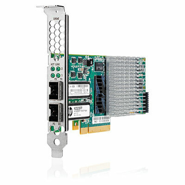 HPE NC552SFP 10Gb PCI Express 2.0 x8 Dual Port Ethernet Multifunction Network Adapter for ProLiant Gen8 Servers (New Bulk Pack with 1 Year Warranty)