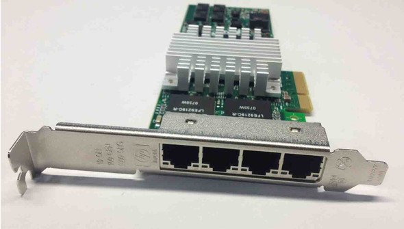HPE 436431-001 1Gbps Quad Port PCI Express -1.0a x4 10Base-T, Ethernet 100Base-TX, Ethernet 1000Base-T Wired Ethernet Network Adapter for ProLiant Gen4 to Gen7 Servers (New Bulk Pack with 1 Year Warranty)