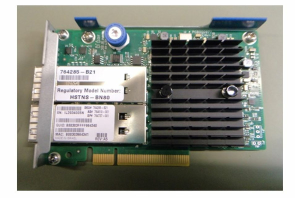 HPE 764737-001 10Gb/40Gb Dual-port 544+FLR-QSFP G9 G10