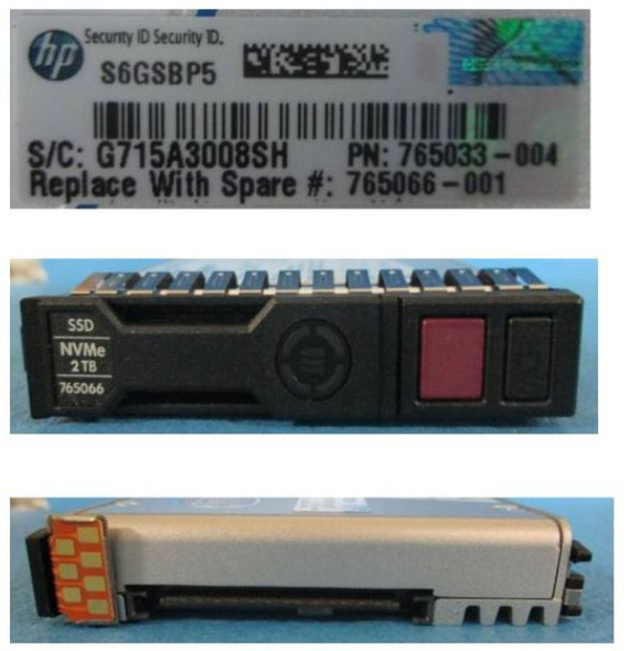 HPE 765044-B21 2TB 2.5in NVMe PCIe SCN LE Mixed Use G9 G10 SSD