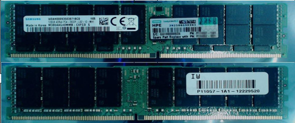 HPE P11040-B21 128GB (1x128GB) Quad Rank x4 DDR4-2933 CAS-24-21-21 PC4-23400 288-Pin DDR4 Load Reduced Smart Memory Kit for ProLiant Gen10 Servers (Refurbished - Grade A with 30 Days Warranty)
