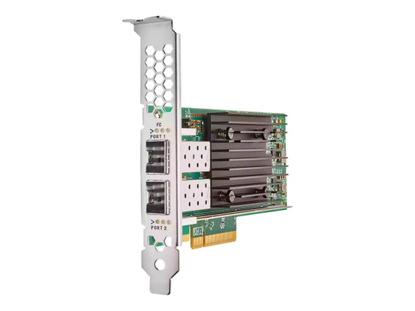 HPE StoreFabric SN1610Q R2E09A 32Gbps Dual Port Low Profile PCI Express 4.0 x8 Fibre Channel Host Bus Adapter For ProLiant Gen10 Servers (New Bulk Pack with 90 Days Warranty)