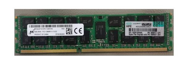 HPE 647651-081 8GB 1-Rank x4 DDR3-1600MHz CL11 Registered Memory