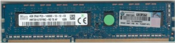 HPE 708633-B21 4GB (1x4GB) Dual Rank x8 1866MHz 240-Pin PC3-14900E DDR3-1866 Unbuffered CL13 ECC DIMM SDRAM Memory Kit for ProLiant Gen8 Servers (Refurbished - Grade A with 30 Days Warranty)