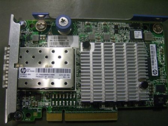 HPE FlexFabric 629142-B21 10Gbps Ethernet Dual-Port PCI Express-2.0 x8 FlexibleLOM 554FLR-SFP+ Network Adapter for ProLiant Gen8 Servers (New Bulk Pack with 1 Year Warranty)