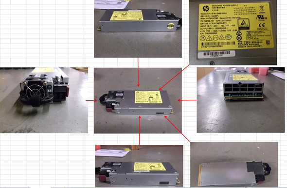 HPE 746708-B21 1500Watt VDC -40 to -72Volt Input Common Slot Hot Swap Server Power Supply for ProLiant Gen9 Servers (Refurbished - Grade A with 30 Days Warranty)