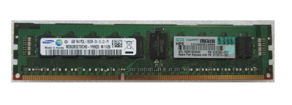 HPE 604504-B21 4GB (1x4GB) 1333MHz DDR3-1333 Registered CL9 Single Rank x4 DDR3 Registered SDRAM Low Voltage Memory Kit for ProLiant Gen7 Servers (New Bulk Pack with 90 Days Warranty)