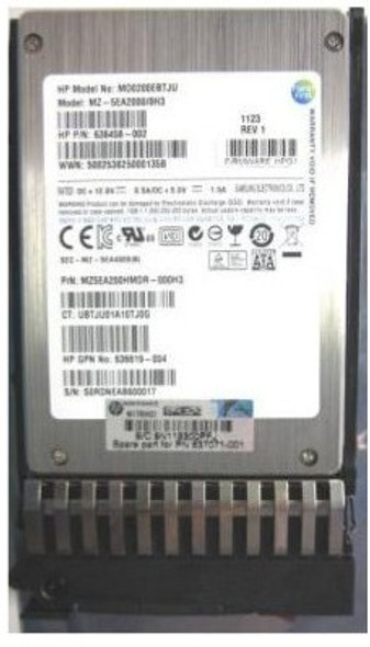 HPE 636458-002 200GB 2.5inch SFF SATA-3Gbps Enterprise Mainstream Solid State Drive for ProLiant Gen4 to Gen7 Servers (Refurbished - Grade A with 30 Days Warranty)