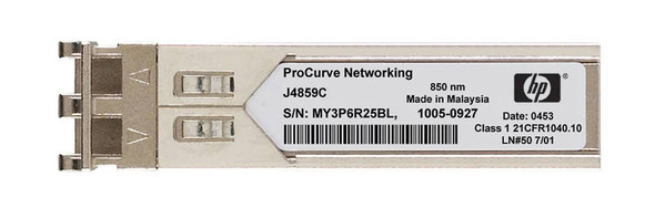 HPE ProCurve J4859C X121 1Gbps SFP LC- 1000Base-LX Full Duplex Mini-GBIC Plug-in module Gigabit Ethernet Wired Transceiver Module (Brand New with 3 Years Warranty)