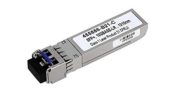 HPE 455888-001 BladeSystem C-Class 10Gbps SFP+ LC 10GBase-LR Plug-in Module Transceiver Module (Refurbished - Grade A with 30 Days Warranty)