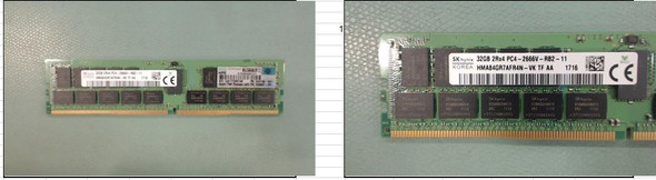 HPE 815100-B21 32GB 2666MHz PC4-21300 DIMM 288-Pin Dual Rank x4 ECC Registered CL19 DDR4 SDRAM Smart Memory Module for ProLiant Gen10 Servers (New Bulk Pack with 1 Year Warranty)
