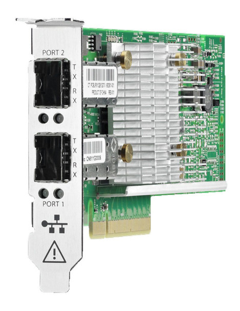 HPE 652503-B21 10Gb Ethernet Dual-Port PCI Express 2.0 x8 530SFP+ Network Adapter with both Brackets for ProLiant Gen7 Gen8 Gen9 Gen10 & Apollo Gen9 Servers (New Bulk with 90 Days Warranty)
