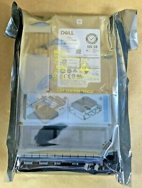 Dell 400-AJRC 600GB 15000RPM 2.5inch SFF SAS-12Gbps Hot-Plug Hard Drive with 3.5inch LFF Hybrid Carrier for PowerEdge "R/T" Series & PowerVault "MD" Series (Brand New with 3 Years Warranty)