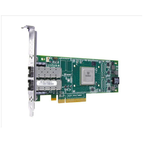 HPE StoreFabric SN1000Q 699765-001 16Gbps Dual Port PCI Express Fibre Channel Host Bus Adapter with Both (Low Profile and Hith Profile) Brackets (New Bulk with 90 Days Warranty)