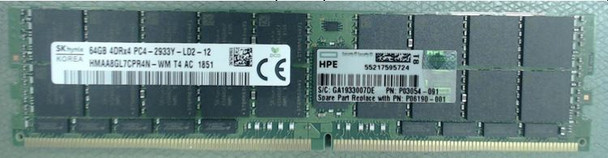 HPE P06190-001 64GB (1x64GB) Quad Rank x4 2933MHz 288-Pin DDR4-2933 CL21 (CAS-21-21-21) ECC Registered Load Reduced (LRDIMM) Smart Memory Kit for ProLiant Gen10 Servers (Brand New with 3 Years Warranty)