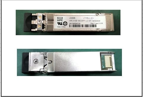 HP JD092B X130 10G Transceiver Module 2個 HPE JD092B x130 10GB SFP+ 850nm 550m Plug-in Module Transceiver