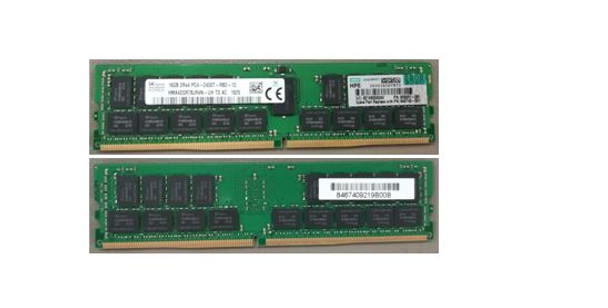 HPE 809081-081 16GB (1x16GB) Dual Rank x4 DDR4 2400MHz CL17 (CAS-17-17-17) ECC Registered 288Pin PC4-19200 RDIMM SDRAM SmartMemory Kit for ProLiant Gen9 Servers (New Bulk Pack with 90 Days Warranty)