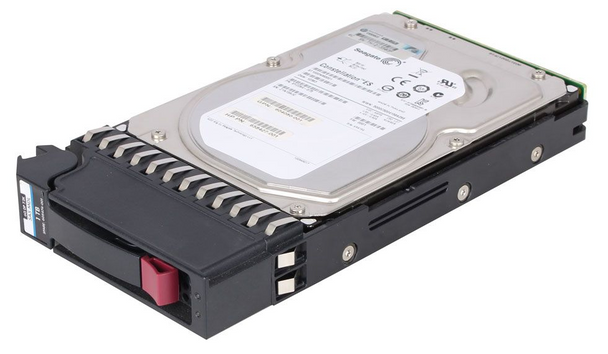 HPE 605474-001 1TB 7200RPM 3.5inch LFF Dual Port SAS-6Gbps Hot-Swap Midline Hard Drive for Modular Smart Array P2000 (Grade A with 30 Days Warranty)