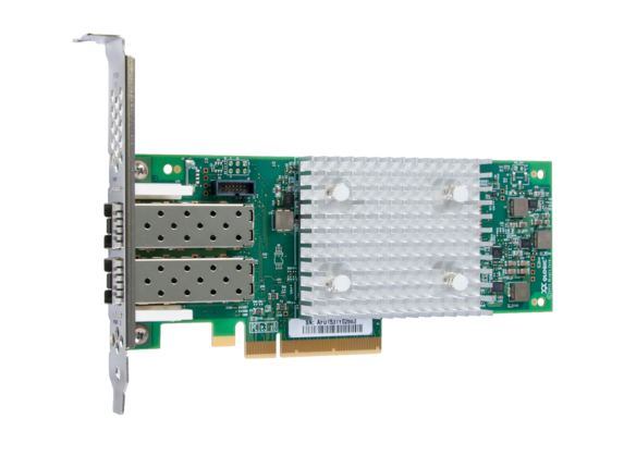 HPE StoreFabric SN1100Q P9D96A 16Gbps Dual Port Low Profile PCI Express 3.0 Fibre Channel Host Bus Adapter (New Bulk Pack with 90 Days Warranty)