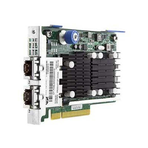 HPE FlexFabric 700760-B21 Dual Port 10Gbps Ethernet PCI Express 2.0 x8 533FLR-T Network Adapter for ProLiant Gen9 Gen10 DL and Apollo Gen10 XL Servers (New Bulk Pack with 90 Days Warranty)