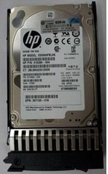 HPE 619286-004-M6625 900GB 10000RPM 2.5inch SFF SAS-6Gbps 3PAR Hard Drive for EVA P6000 Series and M6625 Enclosures (New Sealed Spare with 1 Year Warranty)