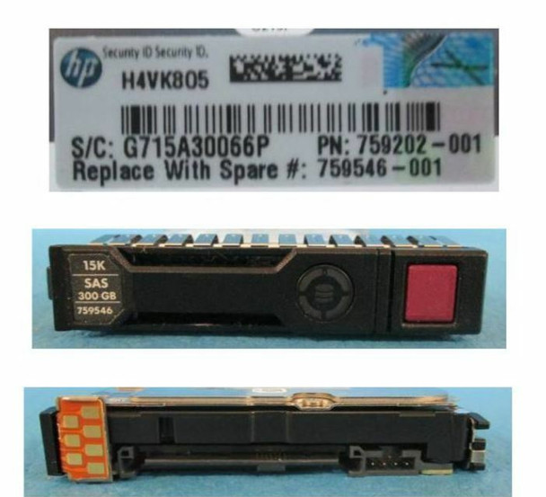 HPE EH0300JDXBA-SC 300GB 15000RPM 2.5inch SFF Dual Port SAS-12Gbps SC Enterprise Hard Drive for ProLiant Gen8 Gen9 Gen10 Servers (Grade A with 30 Days Warranty)